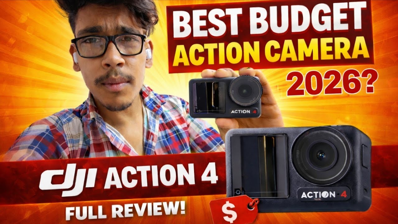 Dji action 4 full review || Low Light Test || is it Really Worth? 🤑