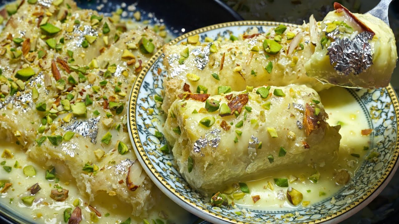 इफ्तार हो या ईद 5 मिनट में बनने वाला ये जबरदस्त मीठा जरूर बनाएं |( Ramadan Special )Bread Malai Roll