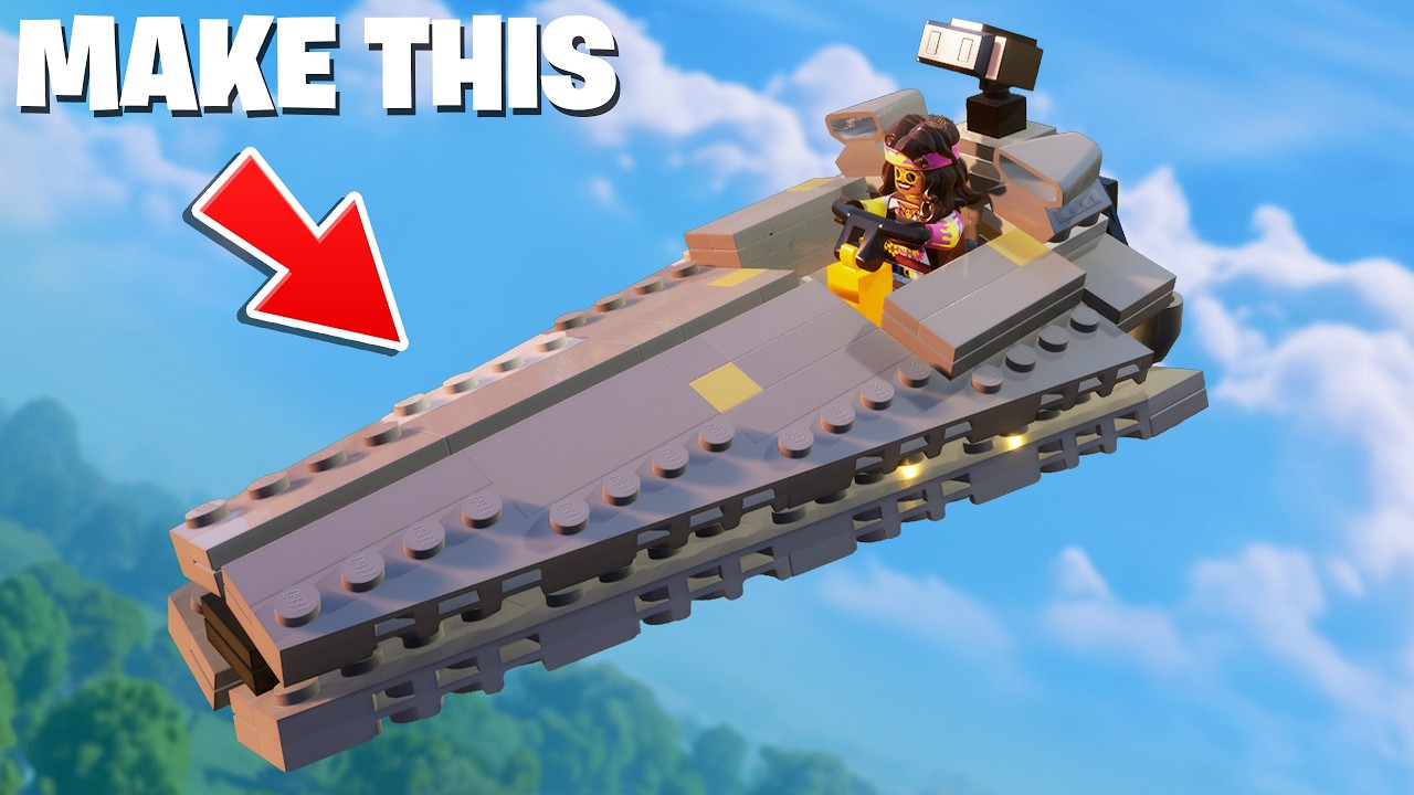 Учебное пособие по сборке мини-звездного разрушителя из LEGO Fortnite! #LEGOFortnite