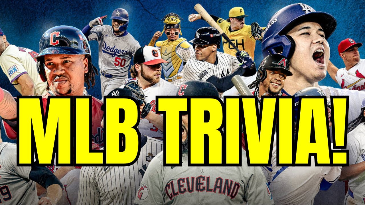MLB TRIVIA!🇺🇸⚾️🏆 | #MLB #MLBQuiz #Quiz #Trivia #QuizTime