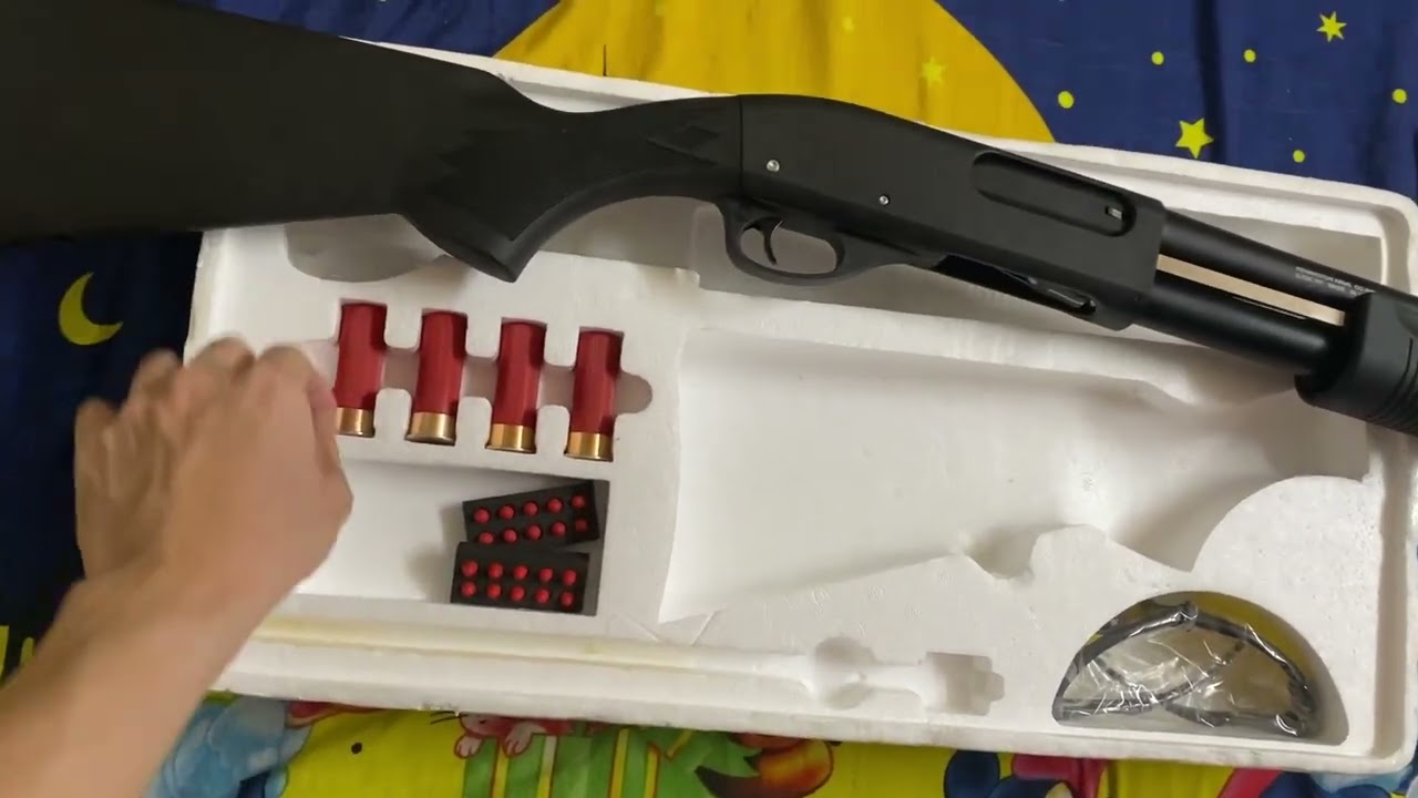 Mở hộp shotgun Alphaking R1 bắn đạn thạch / mút