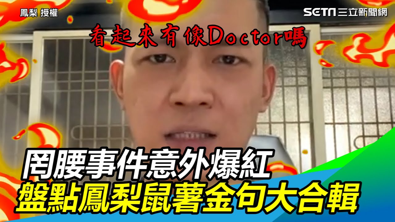 氣鼠人！罔腰事件意外爆紅　鳳梨鼠薯金句大合輯一次看｜三立新聞網 SETN.com