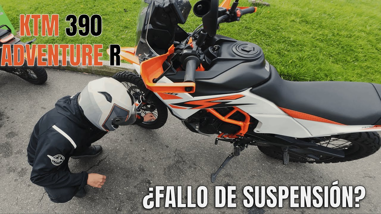 Probando la nueva KTM 390 ADVENTURE R. ¿Tuvimos fallo en la suspesión?