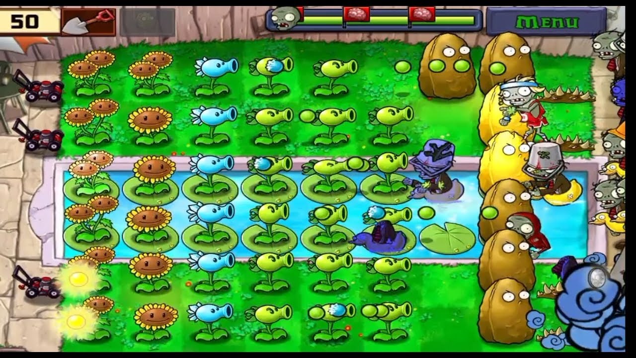 Plant vs zombie pool level 9