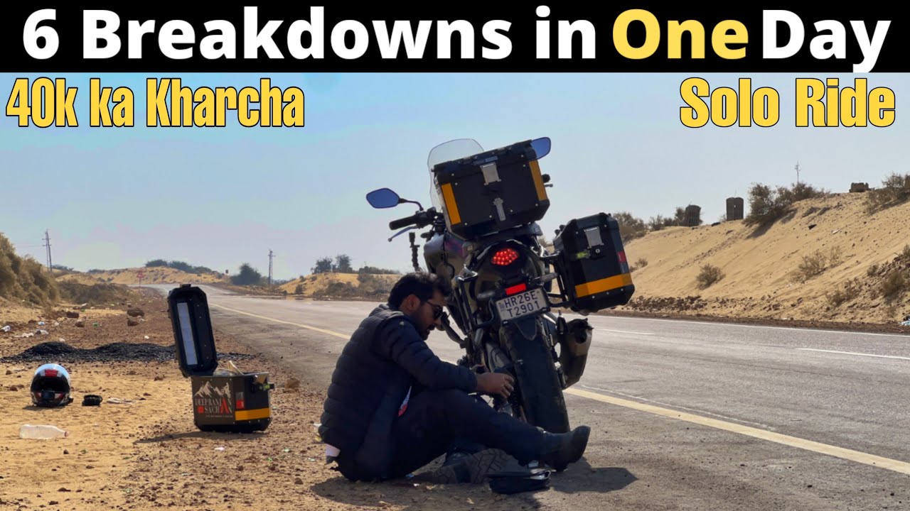 Bike Breakdowns Ne Rula Diya Aaj to 😭 | Jaisalmer to Jodhpur | Rajasthan Solo Bike Ride | CB500X