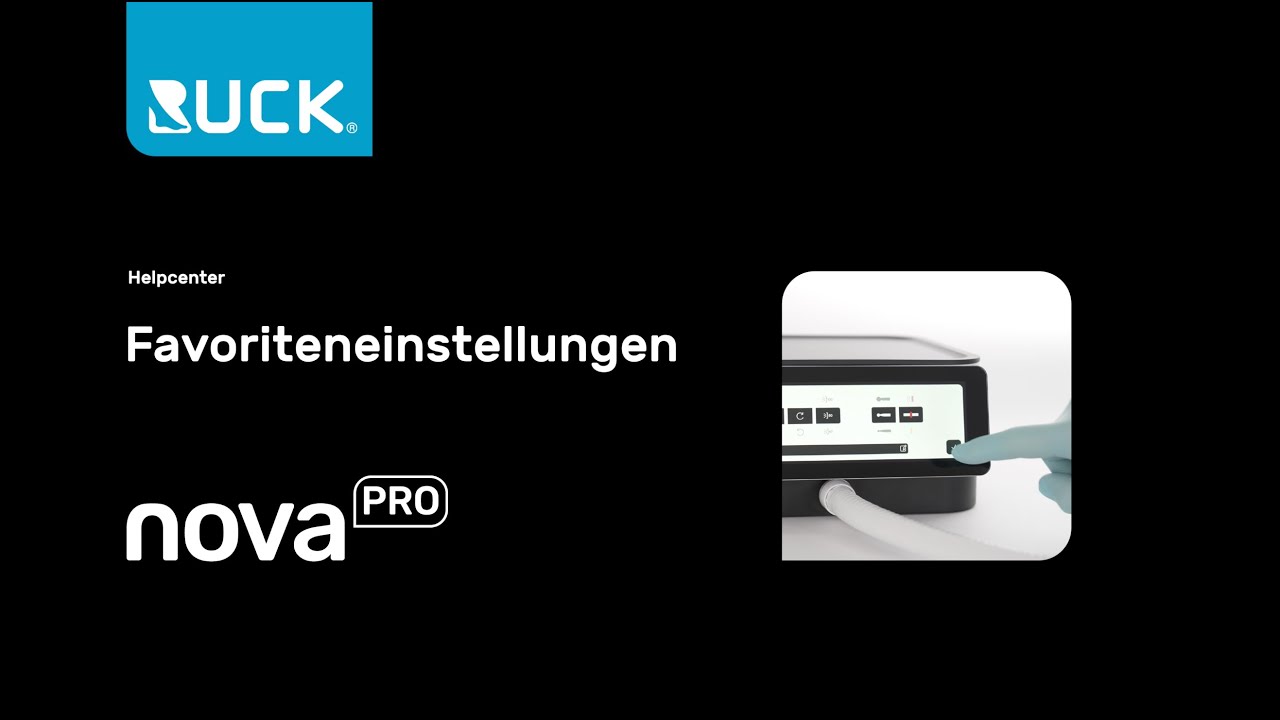 Nova Pro | Favoriteneinstellungen