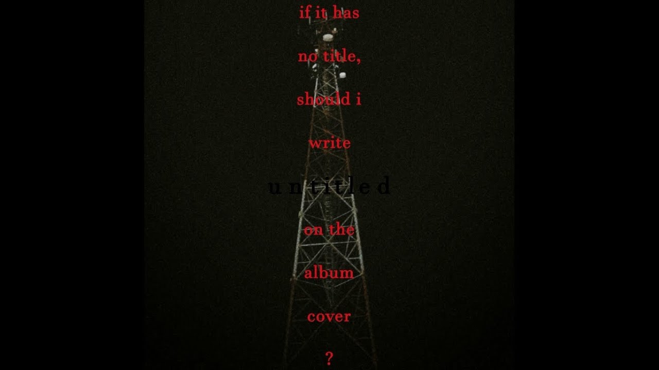 dummyantoni - if it has no title, should i write untitled on the album cover? [full album]
