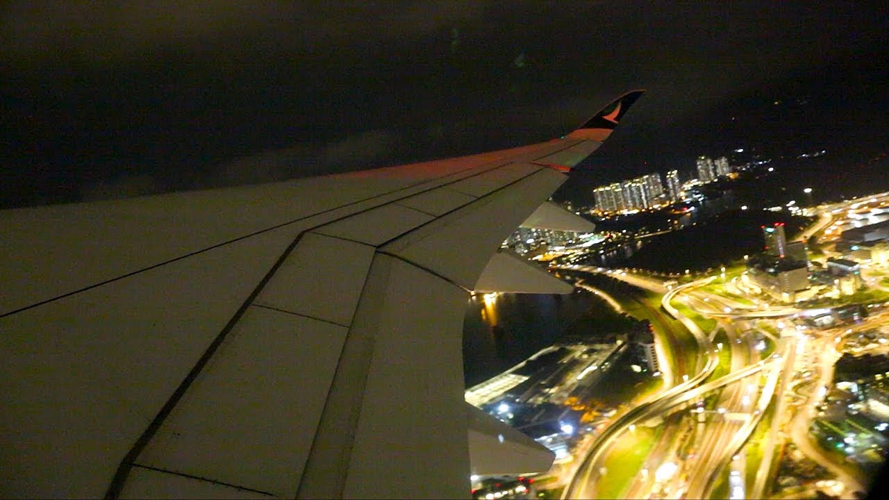 Cathay Pacific Airbus A350 Takeoff - Hong Kong (CX 111)