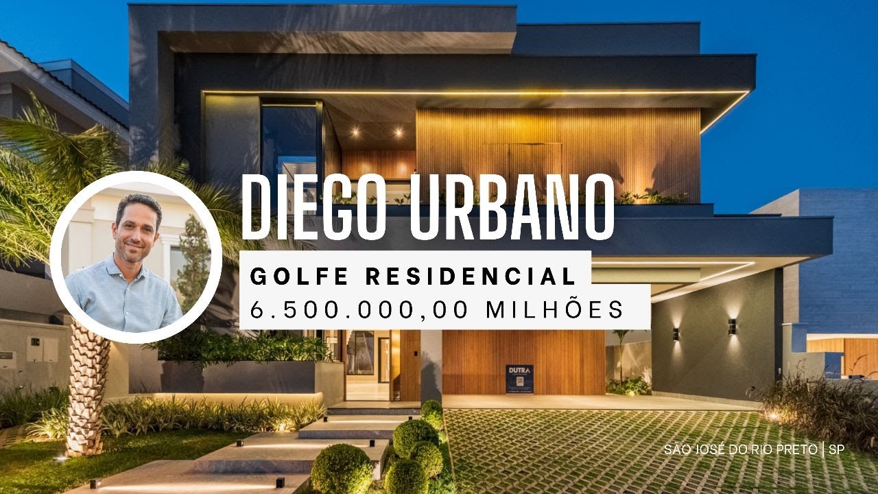 MANSÃO AUTOMATIZADA | RESIDENCIAL QUINTA DO GOLFE | SÃO JOSÉ DO RIO PRETO - SP | R$ 6.500.000