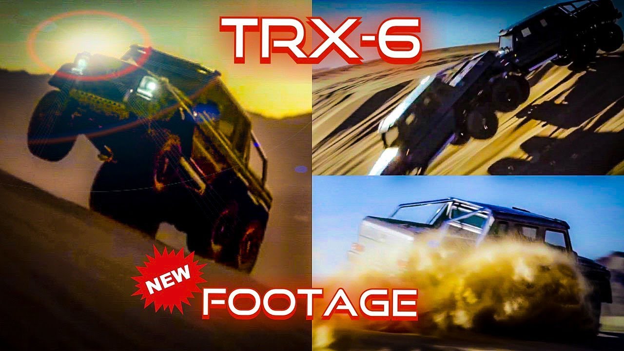 TRAXXAS TRX-6 6X6 NEW PROMO RUNNING VIDEO EDIT & MORE SPECS