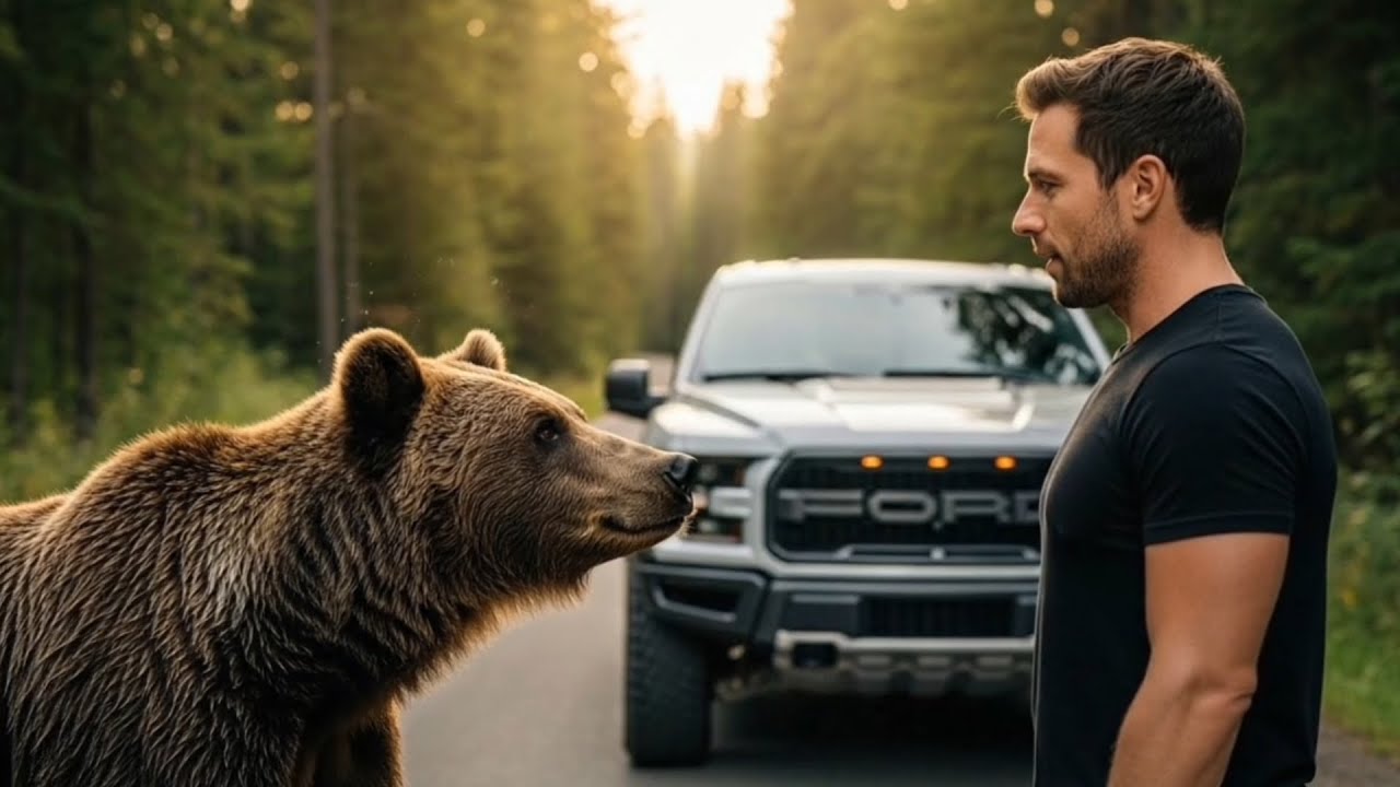 Mother Bear Pleads for Help to Save Her Trapped Cub