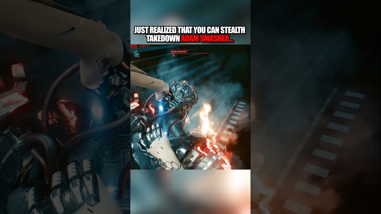 Yes... Smasher actually has stealth takedown #shorts #cyberpunk