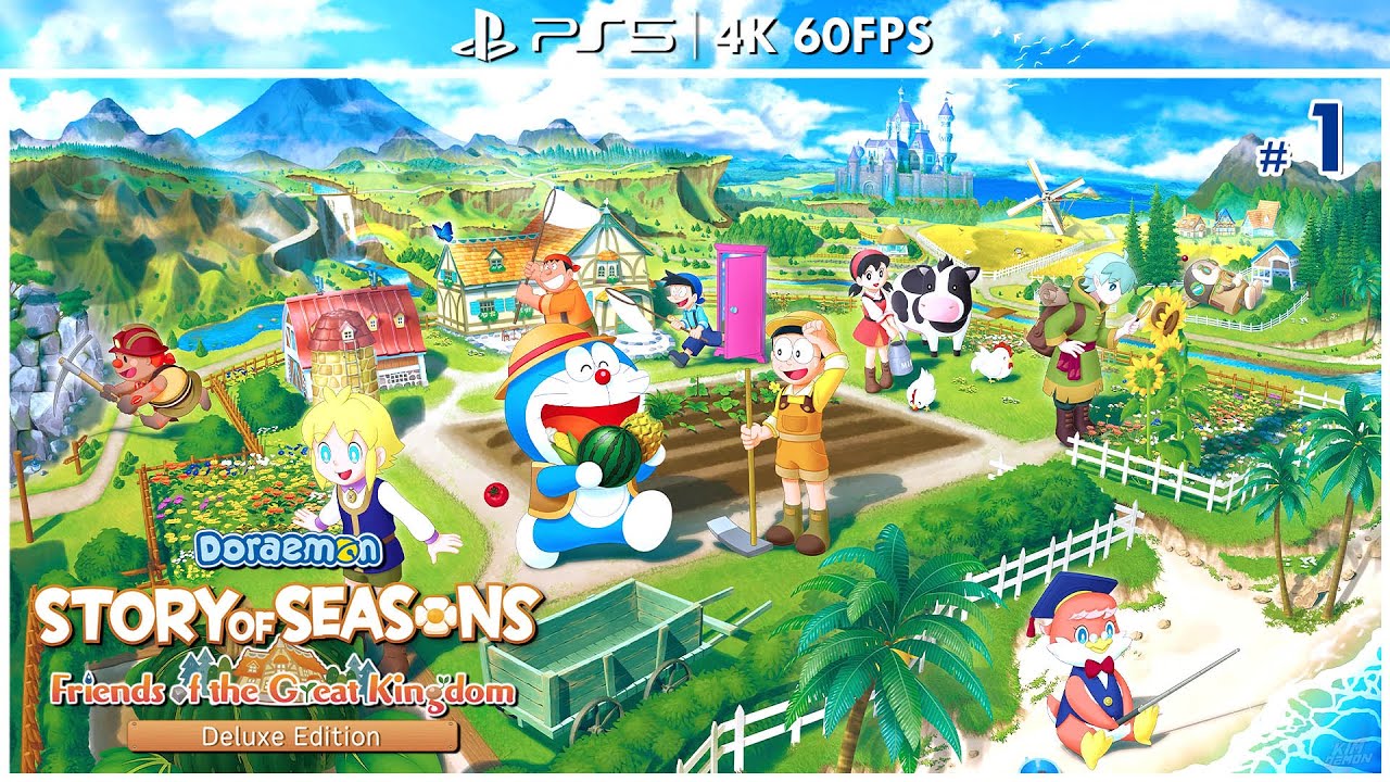 Doraemon Story of Seasons: Friends of The Great Kingdom | PS5 | Part 1 (4K 60FPS)