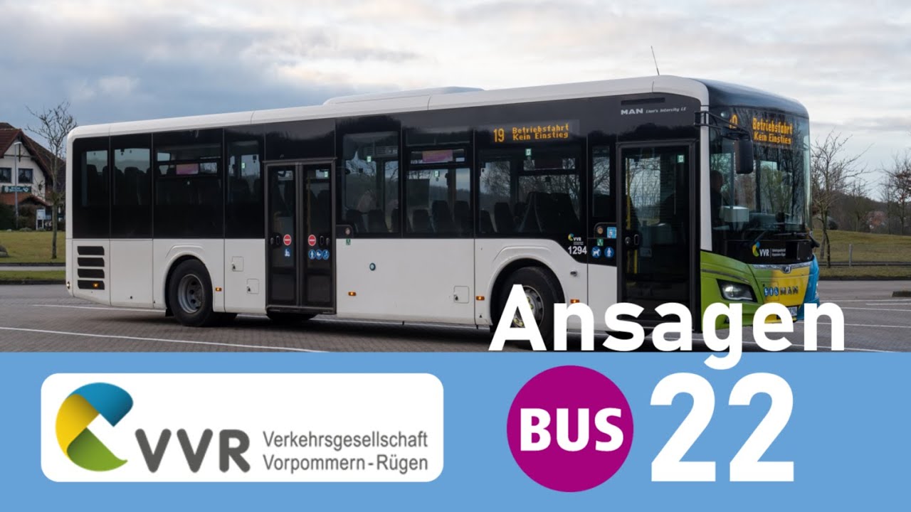 VVR | Ansagen Buslinie 22: Sassnitz - Binz - Serams | Kinderstimmen (unbekannt)
