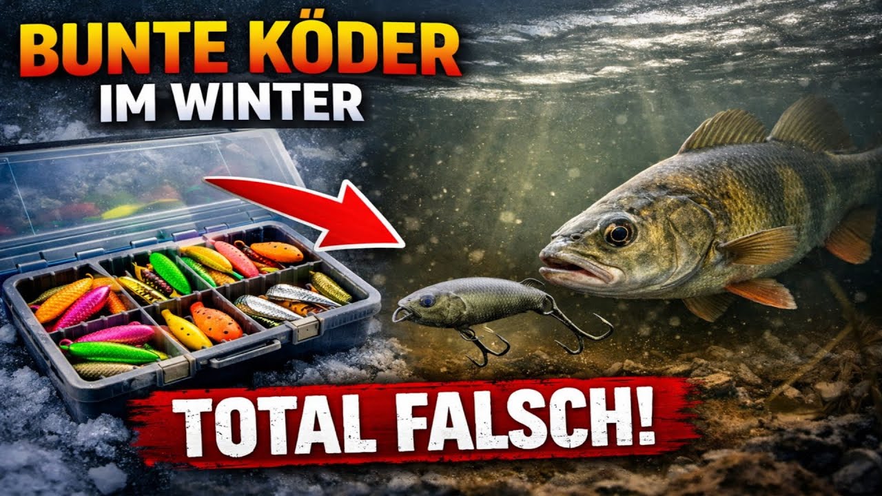 Farben-Lüge entlarvt: Darum fängst du im Winter nichts