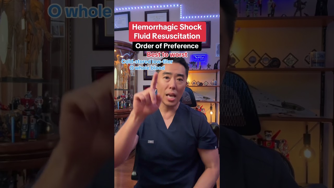 Trauma Resuscitation: The BEST Type of Fluids in the ER #blood #surgery