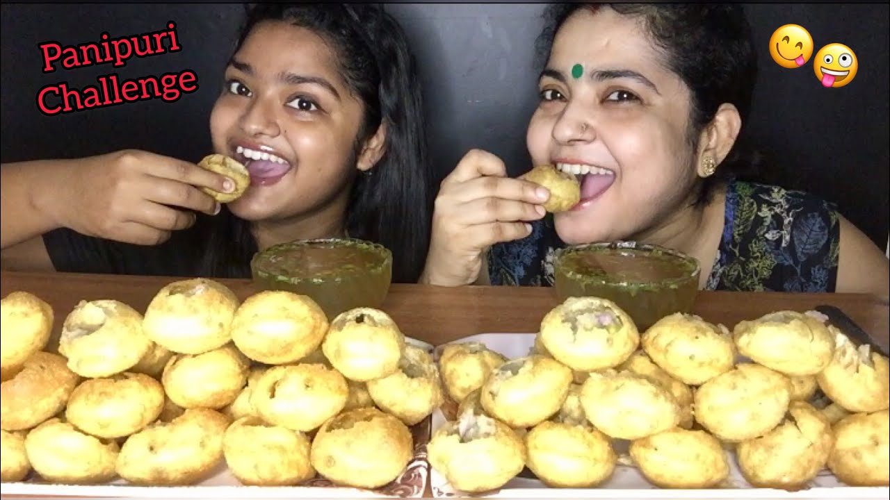 50 PANIPURI EATING CHALLENGE | GOLGAPPA CHALLENGE | PANIPURI CHALLENGE | Eating Sounds |Eating Show