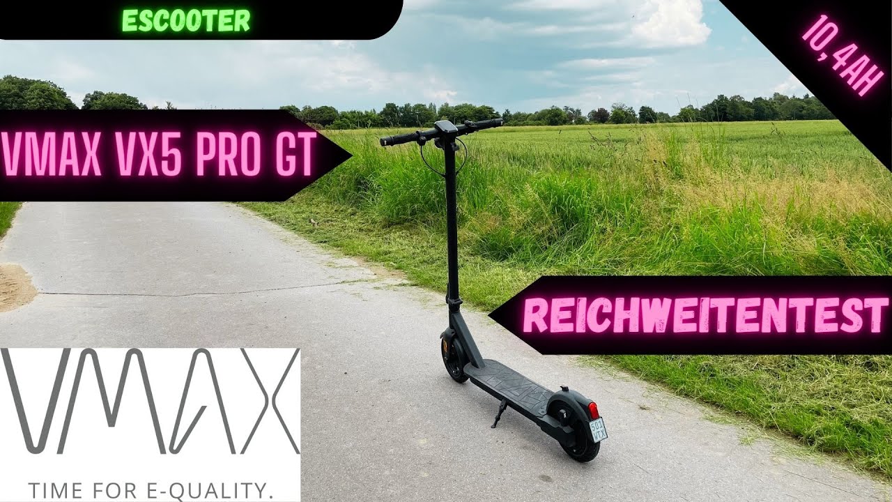 VMAX VX5 PRO GT Reichweitentest │10,4AH │400W