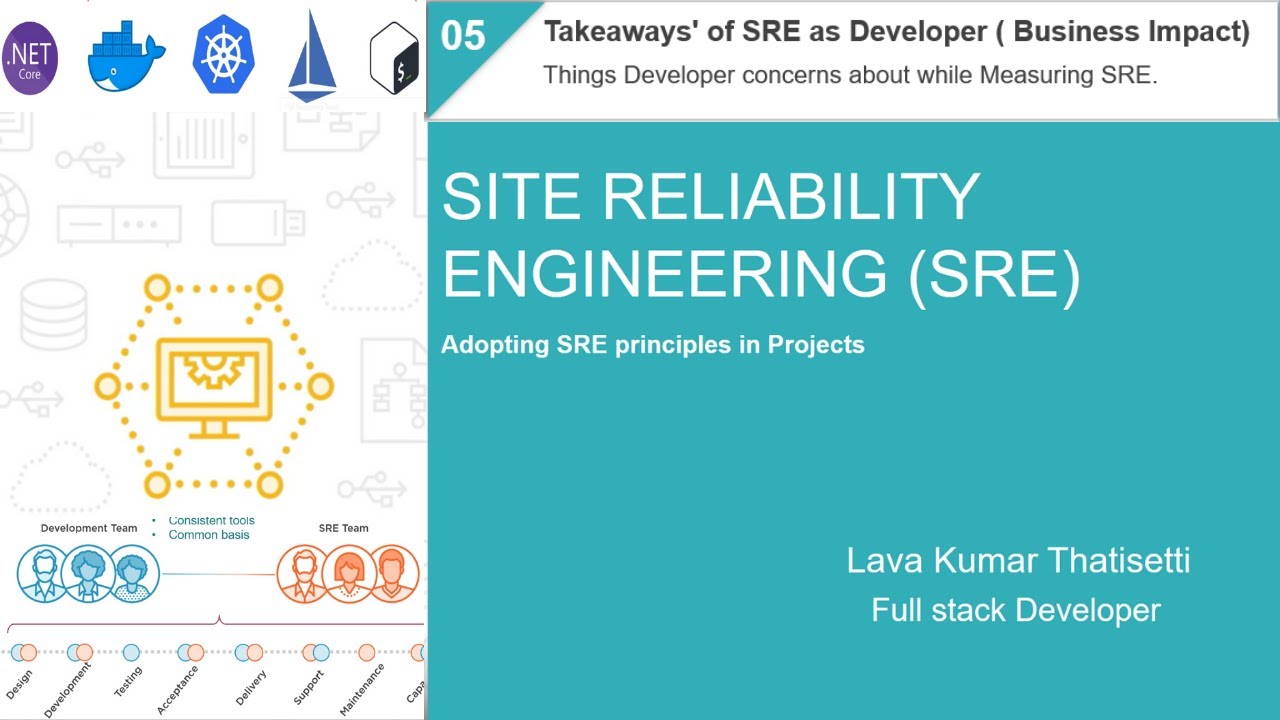 Takeaways of SRE as a developer |  Business Impact | Class SRE implements DevOps | Adopting SRE