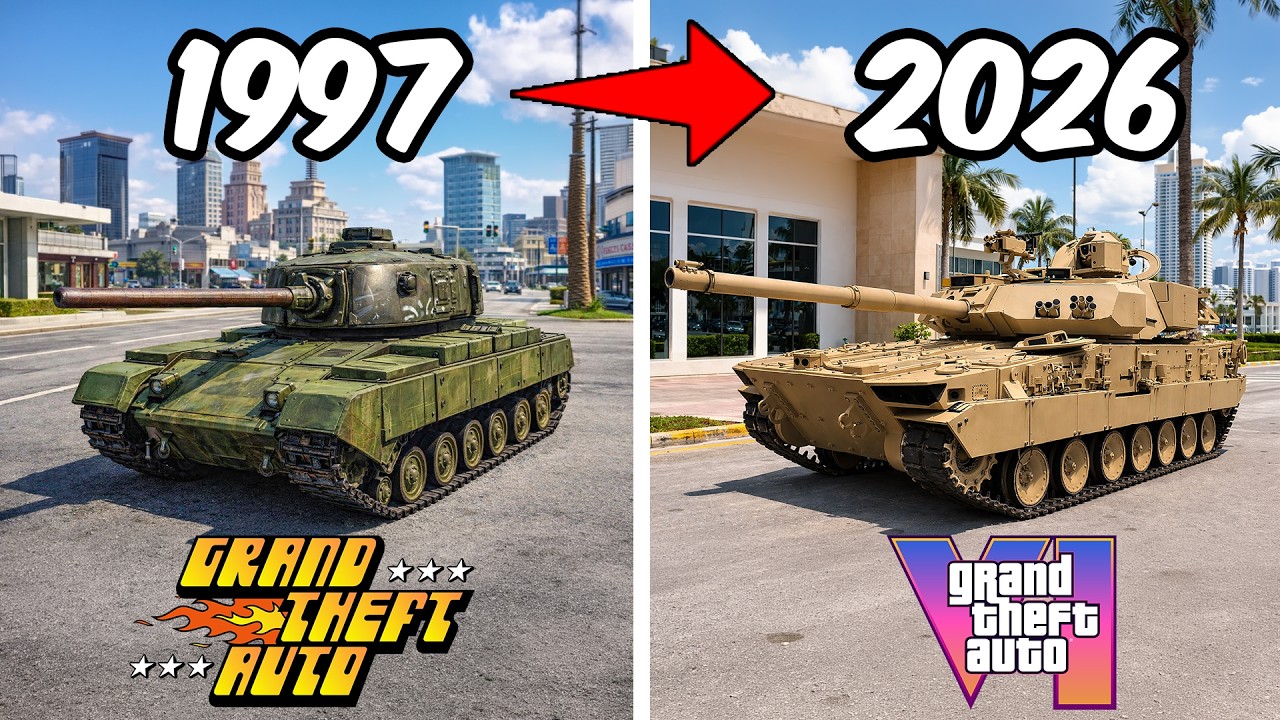 GTA TANK EVOLUTION FROM GTA 1 TO GTA 6 !