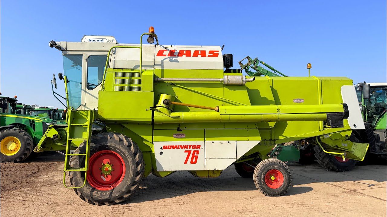 Claas Dominator 76! 1985r! 3.9m heder ze stołem do rzepaku, silnik MERCEDES, idealny stan! For sale
