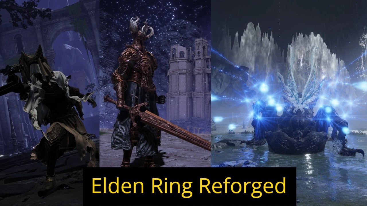 Elden Ring Reforged Nokron, Eternal City ALL BOSSES (1080p 60 FPS)