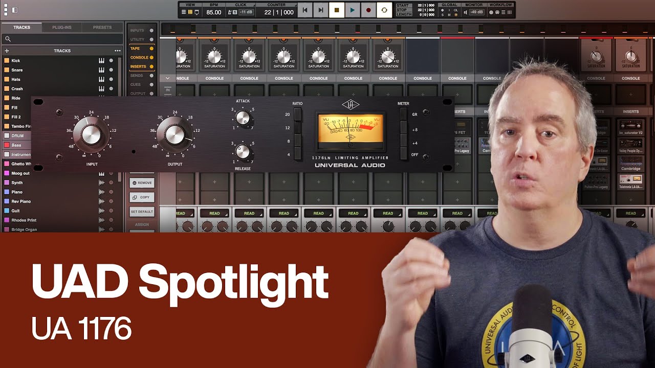 UAD Spotlight: 1176 Compressor | Complete Tutorial & Collection Walkthrough