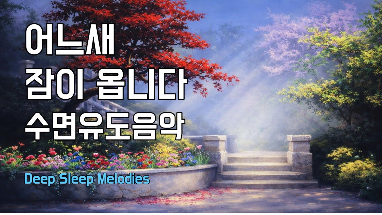 듣다 보면 어느새 눈이 감기는 수면음악｜피아노｜잠잘때 듣는 음악 1시간