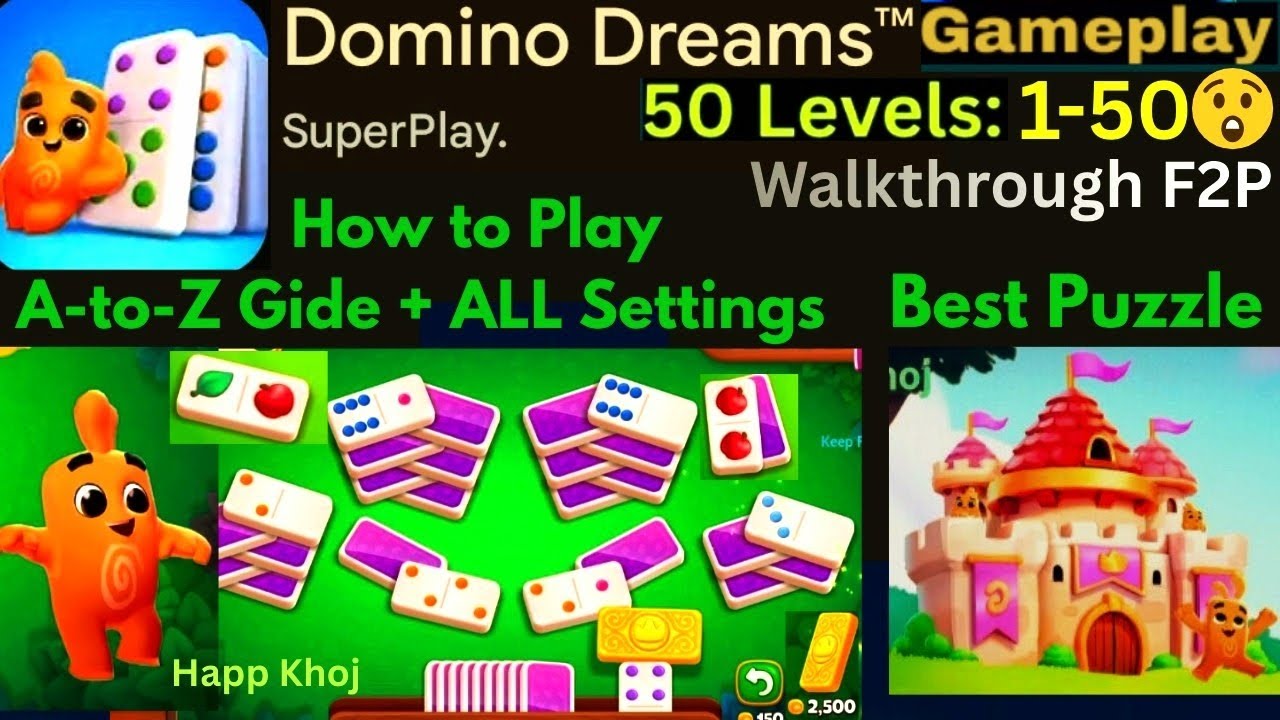Domino Dreams Gameplay Walkthrough Levels 1-50 🧩 Best Strategy & Rewards Guide (Android/iOS)