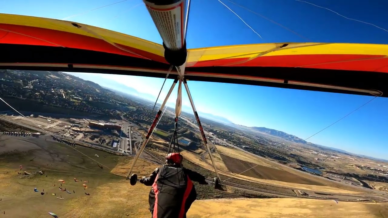 10/19/2025 Point of the Mountain  flight (south side) with a top landing (not recorded)!!