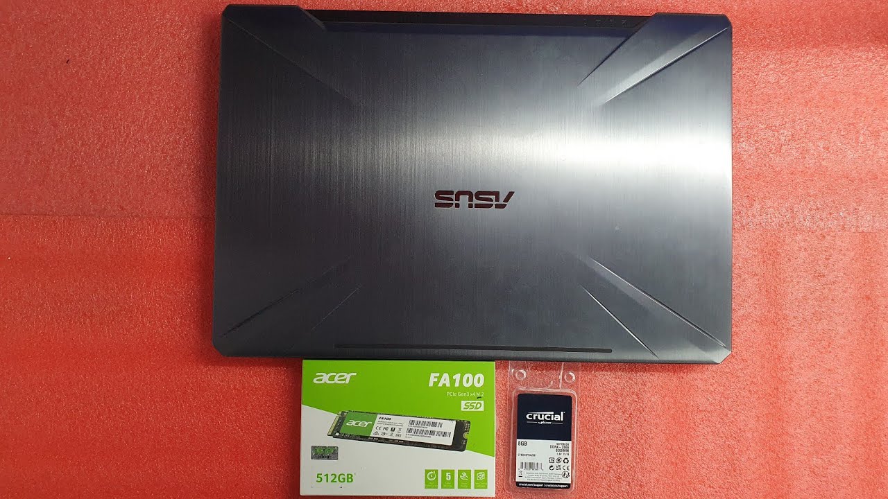 How to Upgrade SSD And RAM ASUS TUF Gaming FX504GE / Disassembly And Assembly