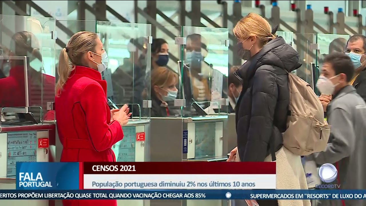 População portuguesa diminuiu 2% nos últimos 10 anos