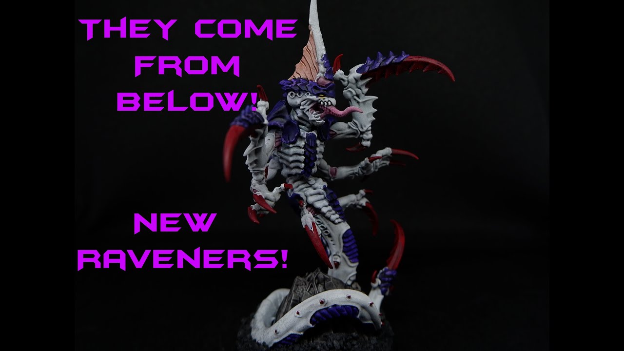 How to paint the New Tyranid Raveners in Hive Fleet Leviathan