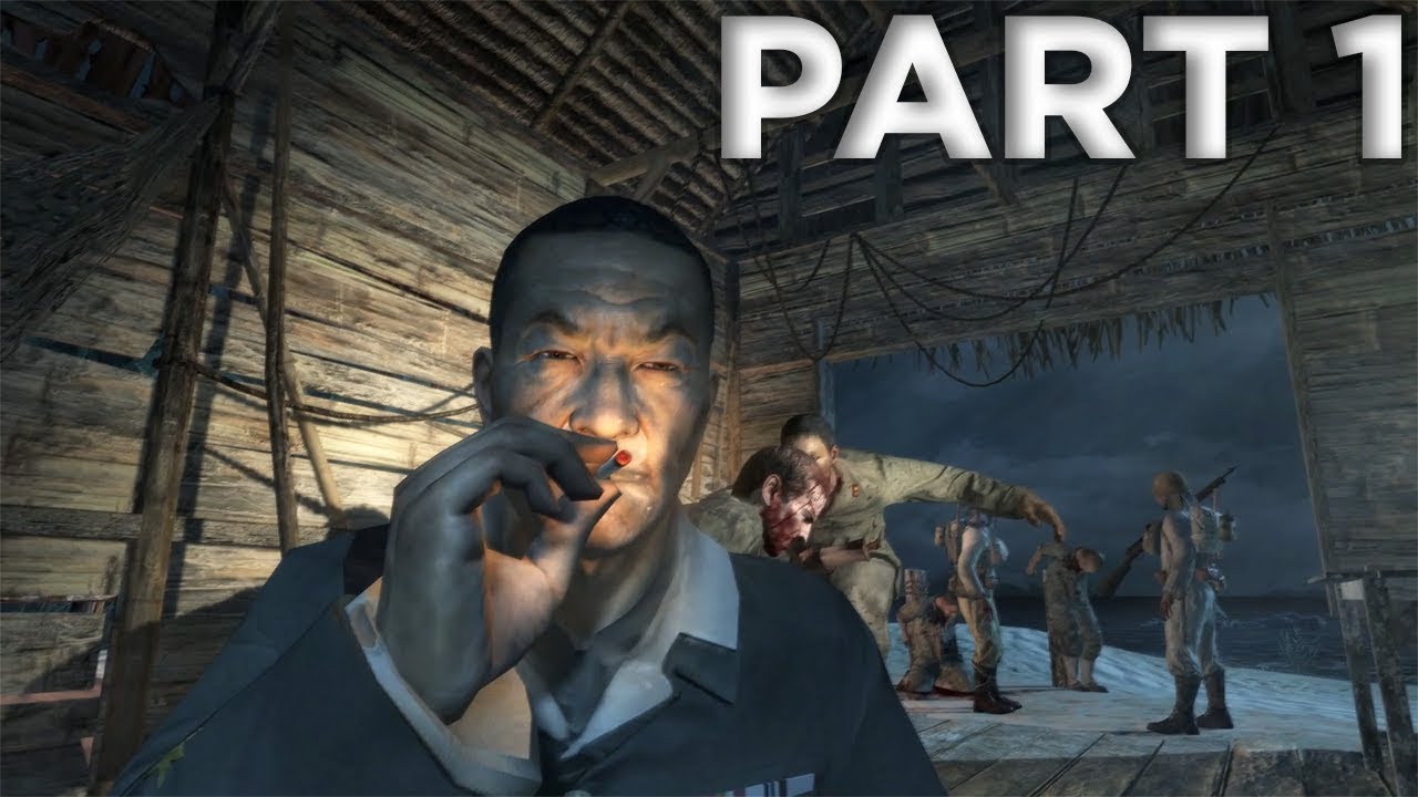 Прохождение Call of Duty: World At War, часть 1 &mdash; Semper Fi [Без комментариев]