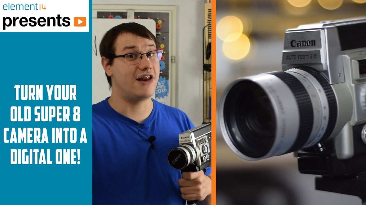 Modding a Super 8 Camera into a Digital One