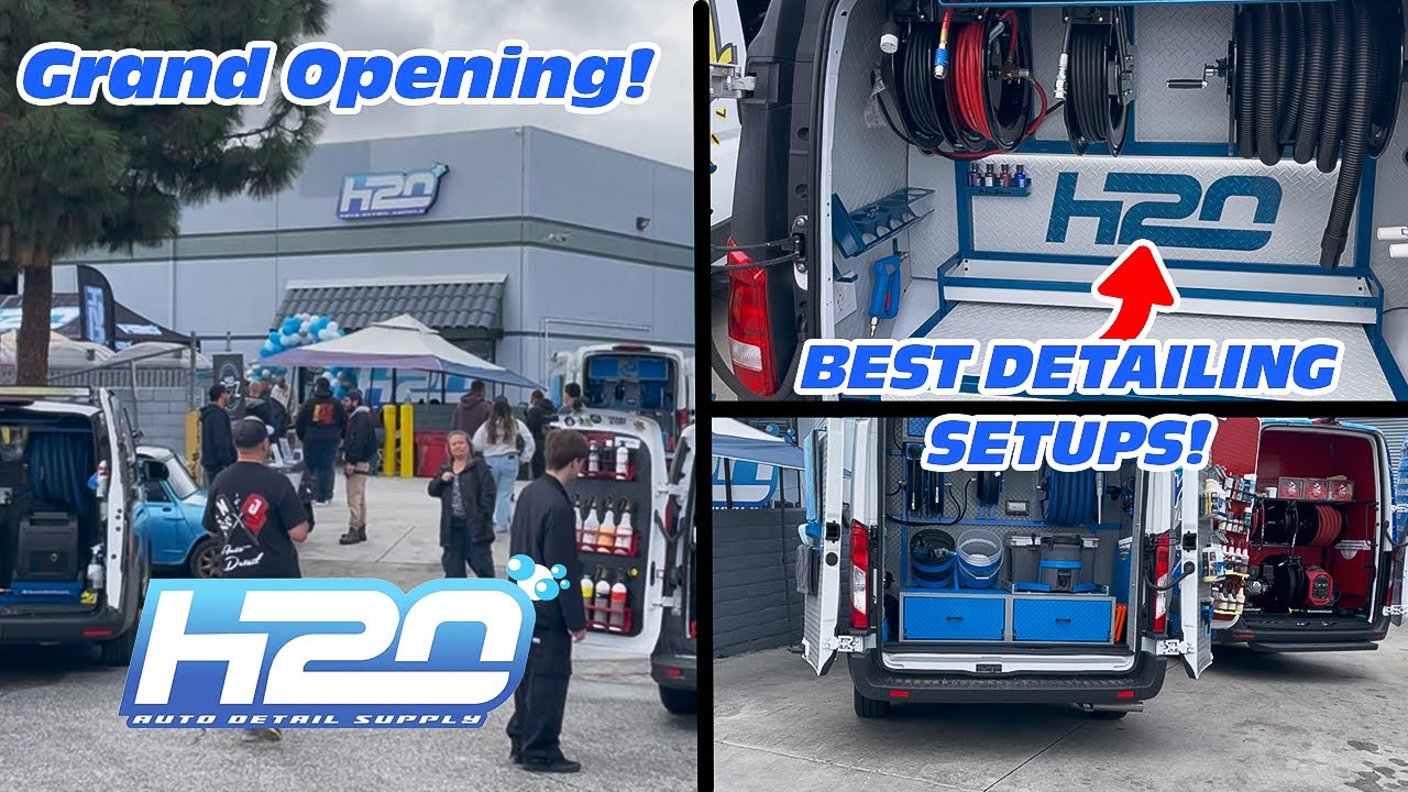 H2O Detail Supply Grand Opening! Best Detailing Setups!