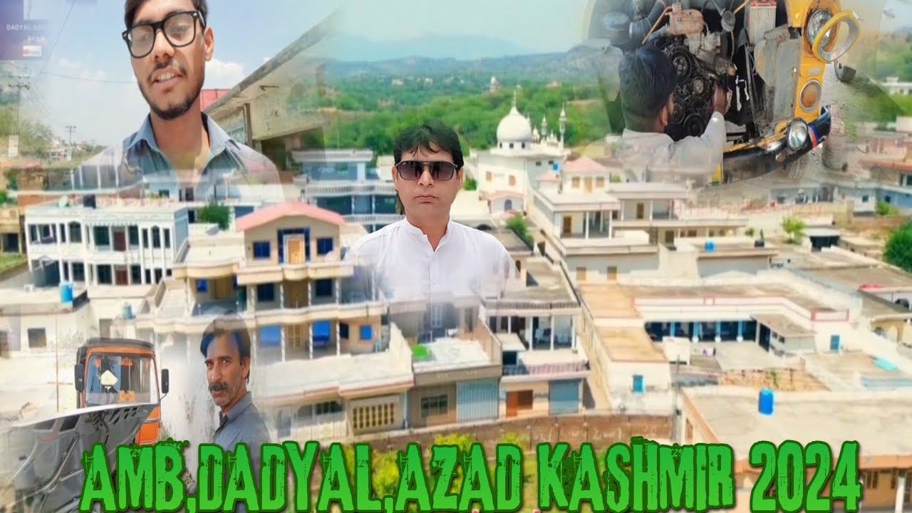 Drone View of Beautiful Village of AMB,DADYAL,AZAD KASHMIR 2024
