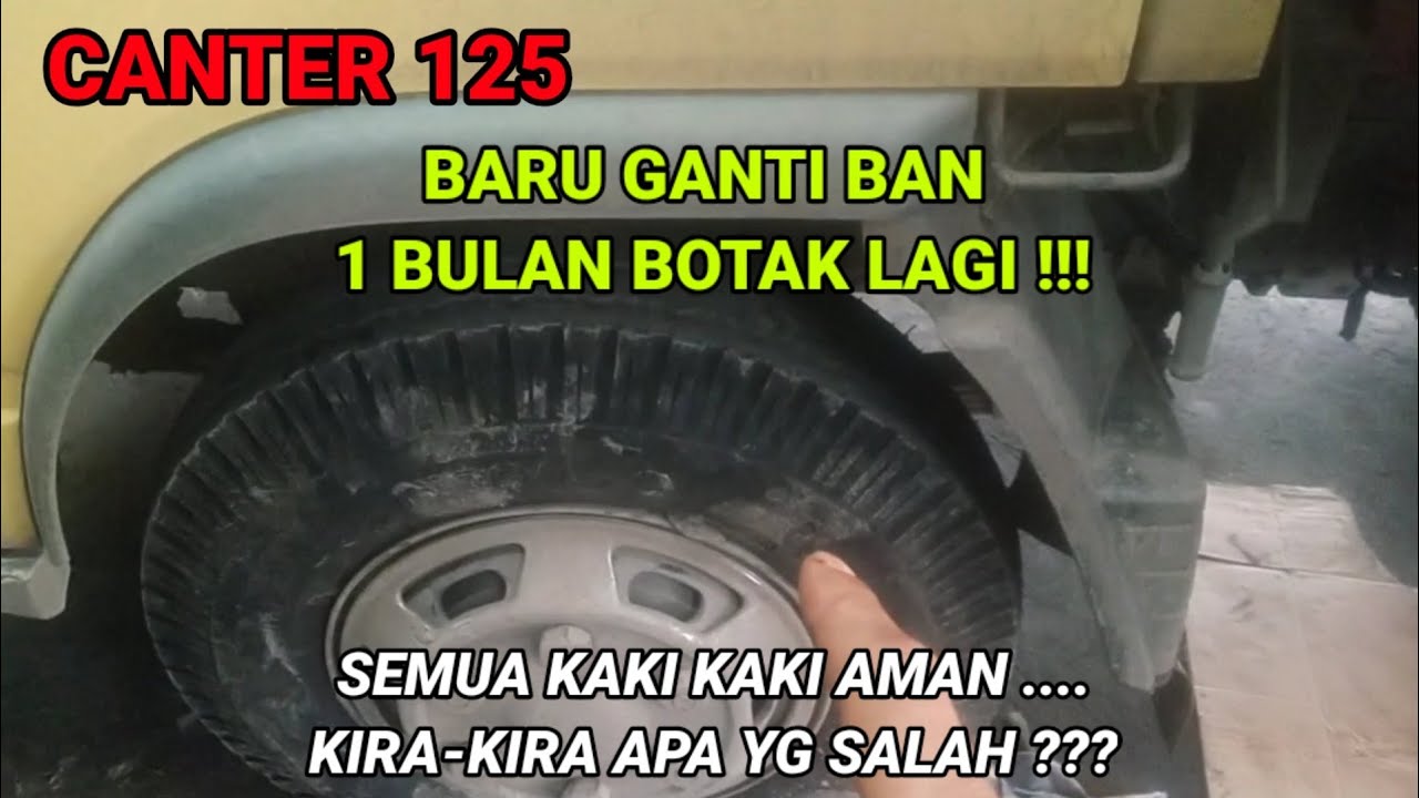 BARU GANTI BAN 1 BULAN BOTAK LAGI!!! APA PENYEBABNYA