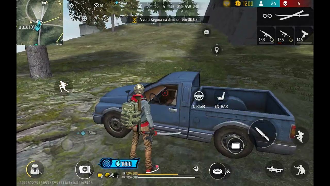 Jogando free fire! Part 2