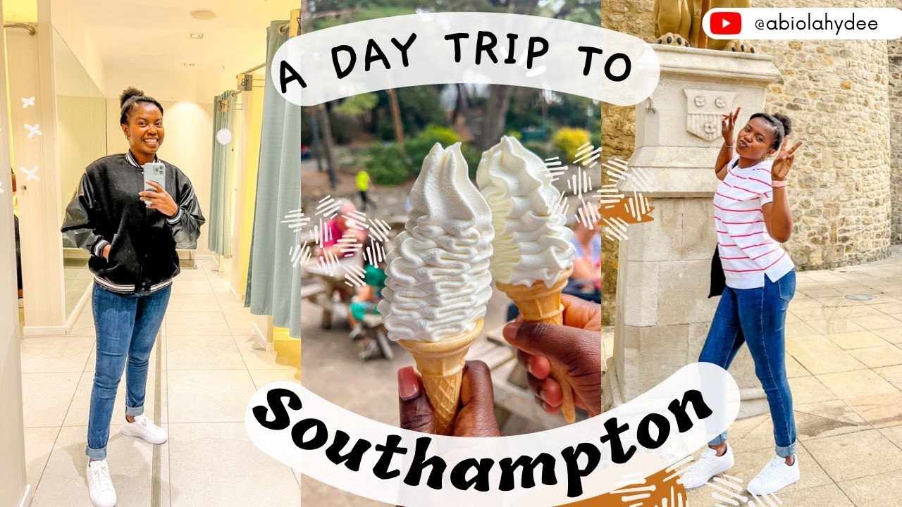 Living in the UK VLOG: A day trip to Southampton| Westquay shopping center| Bargate Southampton #uk