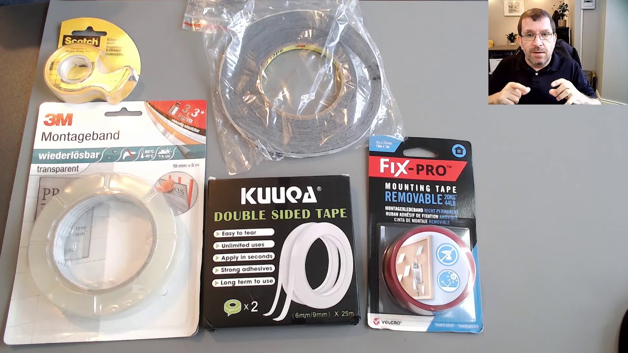[5] Comparing five brands of double-sided tape