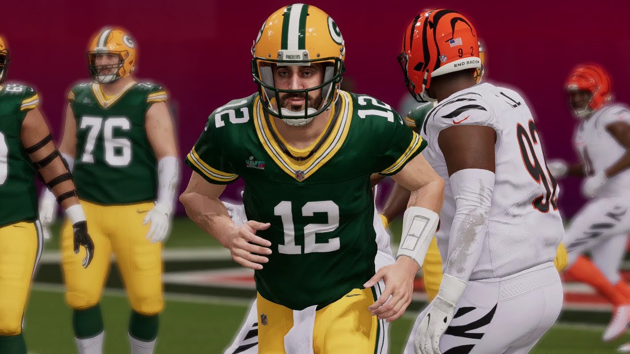 Madden 23 Super Bowl Gameplay - Green Bay Packers vs Cincinnati Bengals - Madden 23 PS5