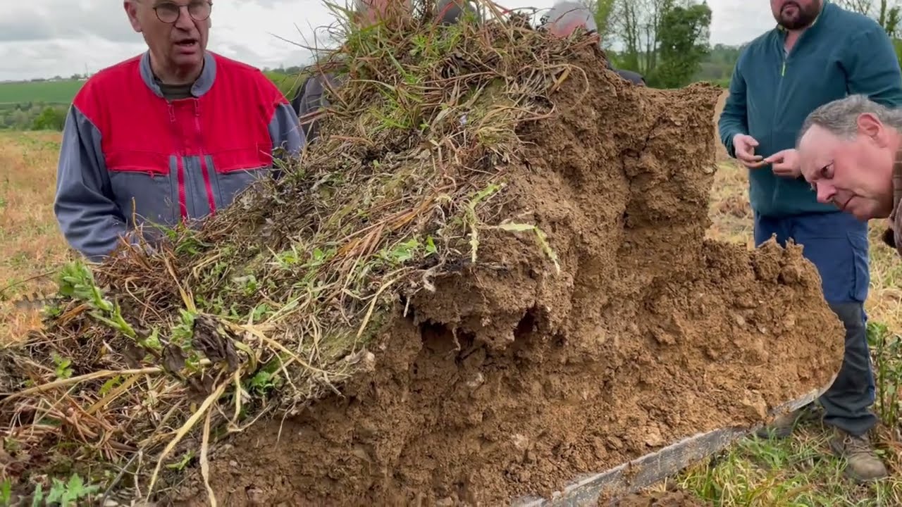 Démo semis simplifié sur passage de STRIP TILL 2 modèles à POCE les BOIS
