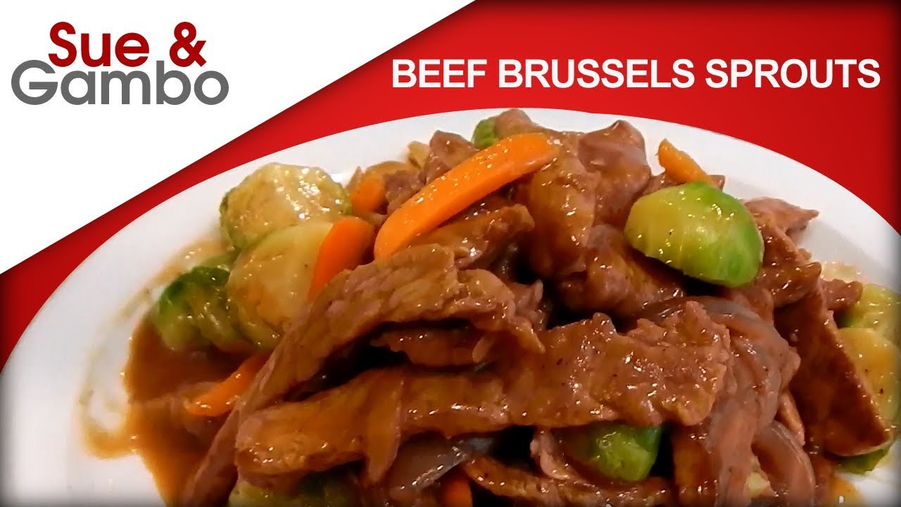 Beef Brussels Sprouts Stir Fry