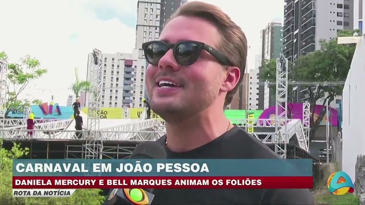 Rota da notícia - Daniela Mercury e Bell Marques comandam a festa no Carnaval de Jampa