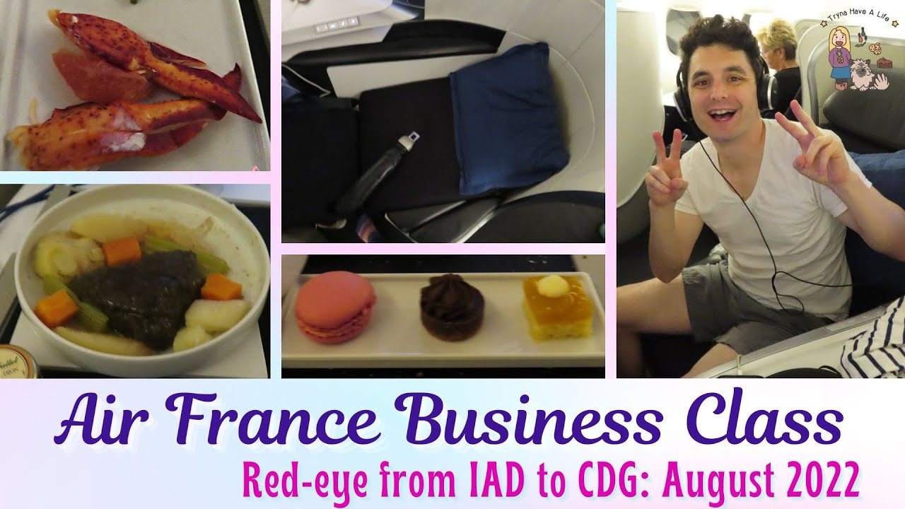 Business Class on Air France Boeing 777-300 ER | Washington, DC IAD to Paris, France CDG