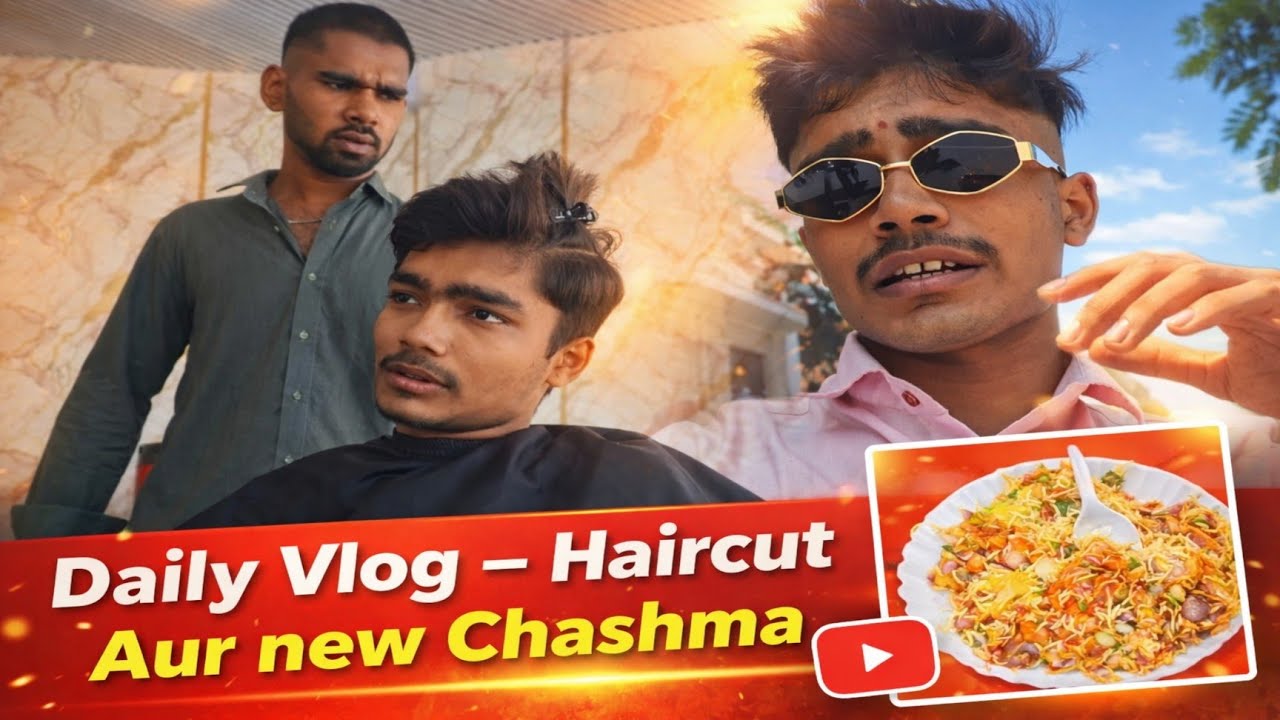 New Look & New Swag! 😎 | Daily Vlog - Haircut aur New Chashma 👓 
