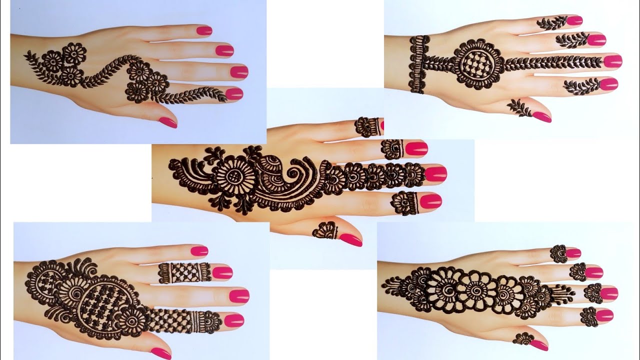 💫🔥 Top 5 Stylish मेहंदी डिज़ाइन्स Complete | Prishi Mehndi 