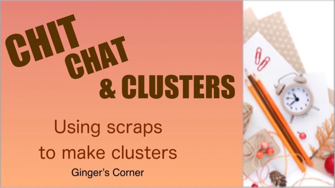Making Clusters with Scraps | DIY Embellishments from Scraps