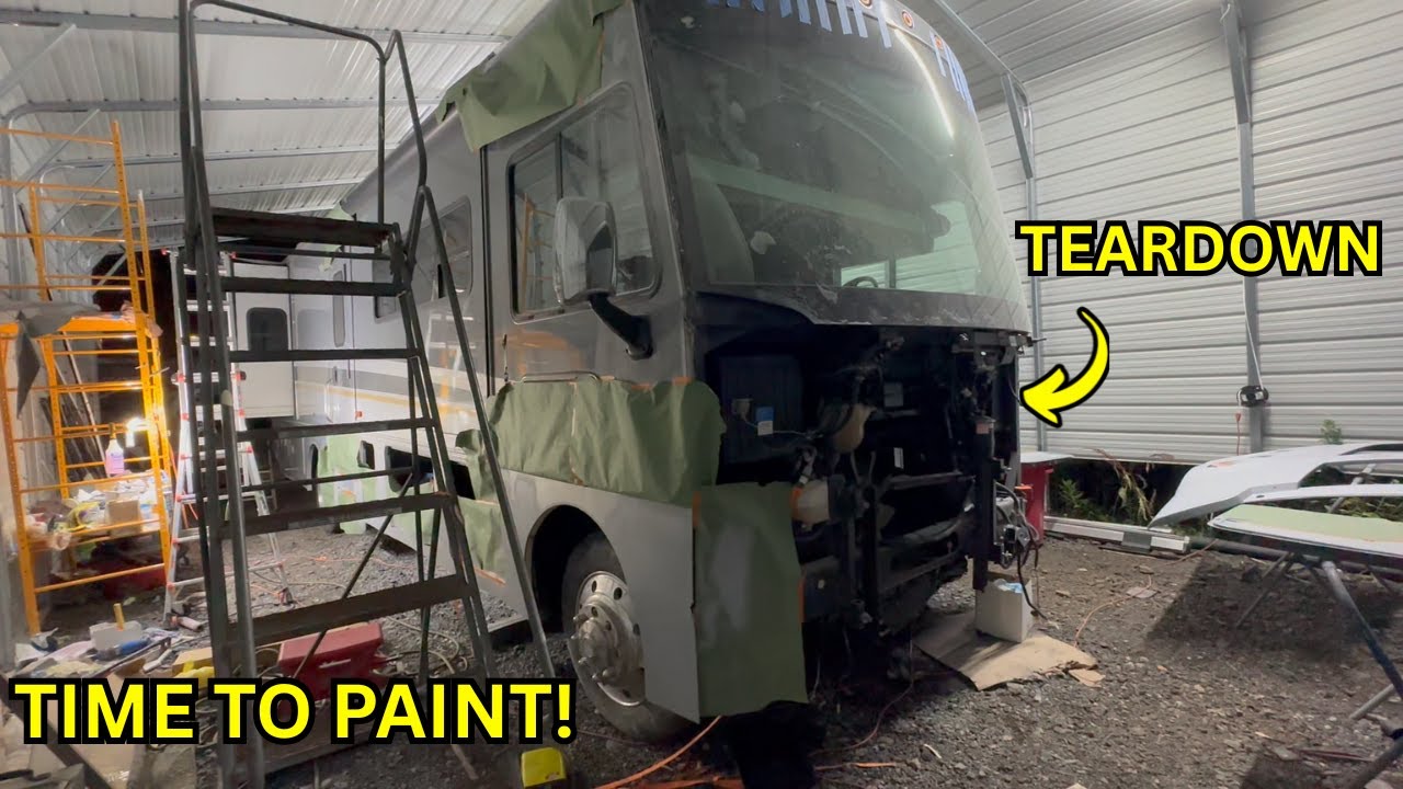Restoring Front Wrecked Winnebago RV Can We Make It Better?
